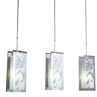Bonfield 3 - Light Silver Kitchen Island Pendant