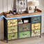 Metal 8 - Drawer Rectangle Accent Chest