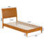 Lit plateforme en bois massif avec pied de lit assorti Ambrey-864761711-864761696