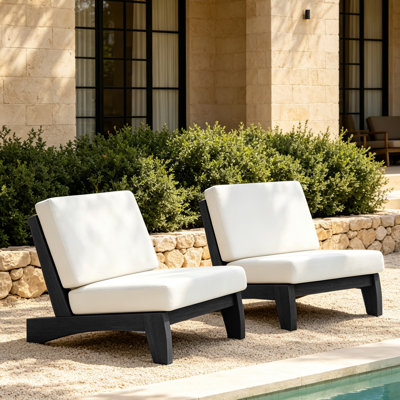 Polett 2-Piece Outdoor Seating Set with Cushions for Patio or Garden