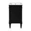 Meuble-lavabo moderne de 18 pouces avec lavabo-829776178
