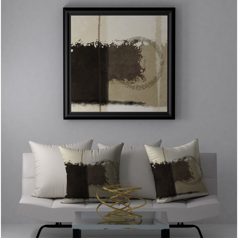 Magnifique housse de coussin décorative carrée et insert, 24" X 24"