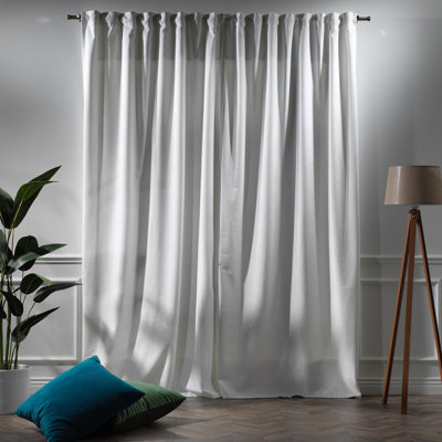 Matte Velvet Room Darkening Curtain Panel Set