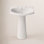 Cimarron U-Shape Pedestal Bathroom Sink