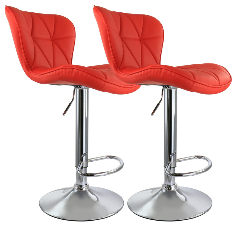 Tabouret Milorad, Rouge