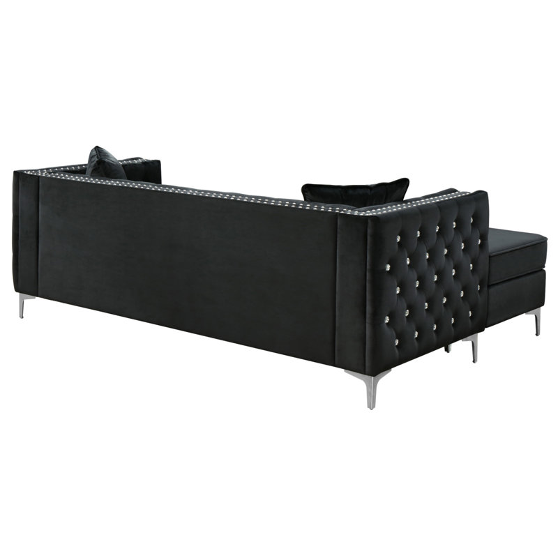 Canapé Paige G828B-SC, Noir