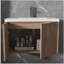 Meuble-lavabo à portes avec lavabo, 30 pouces pour petite salle de bain, 30x18-00630-120102276-120102274