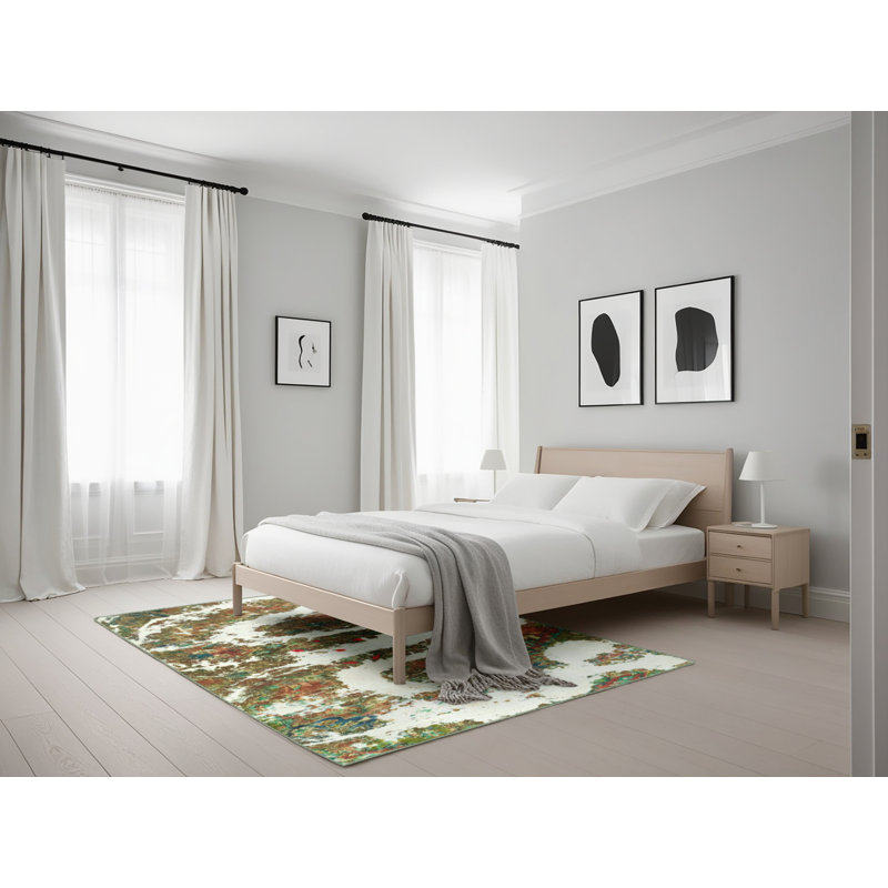 Tapis abstrait moderne 2332, Rectangle 5 pi x 7 pi