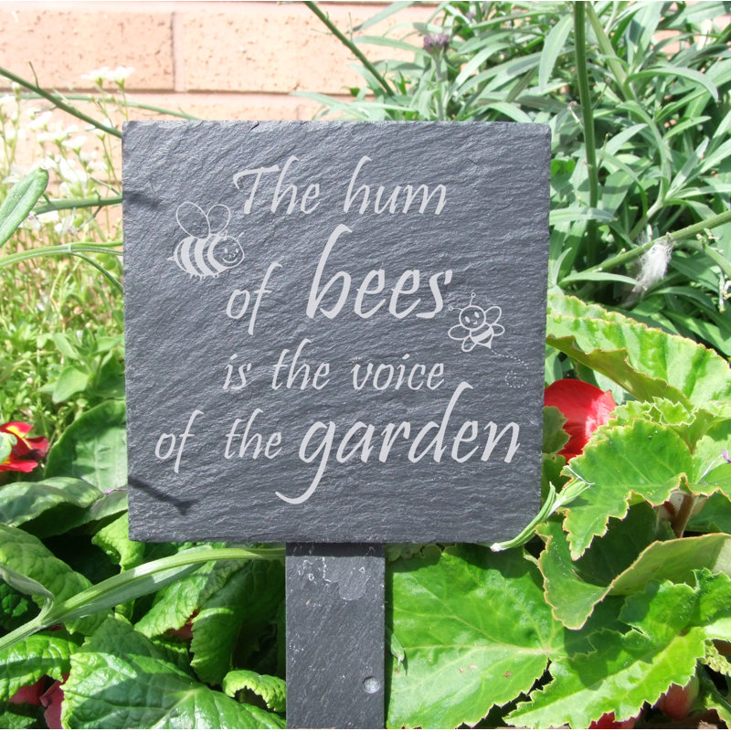 Waskom Stone Plants & Flowers Garden Sign