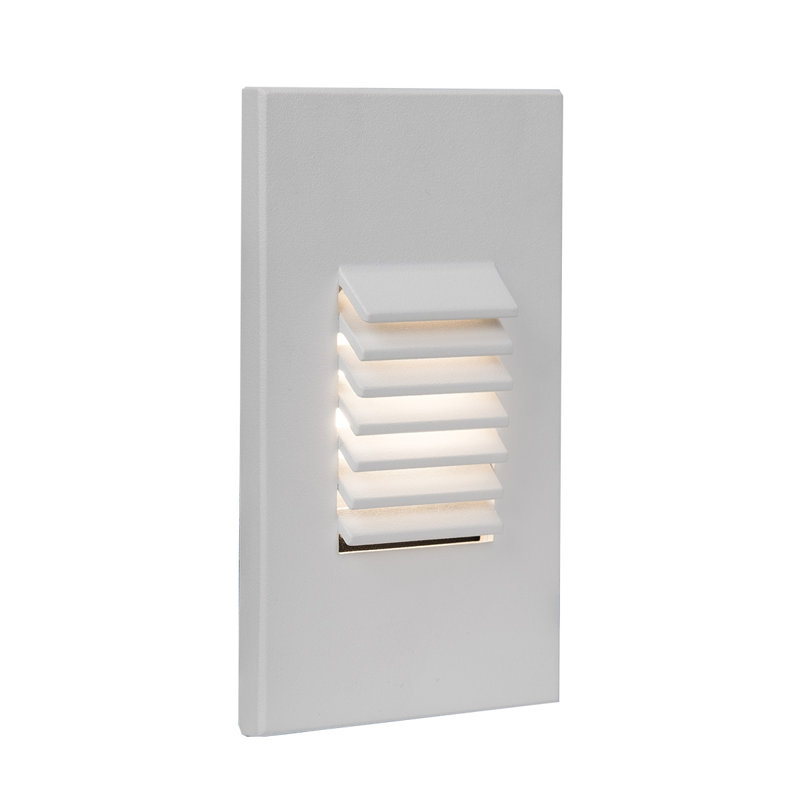 Luminaire de cloison à del d’extérieur, Blanc