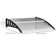 Outsunny 40.6'' W x 10.6'' D Polycarbonate Clear Cover Retractable Door / Window Awning