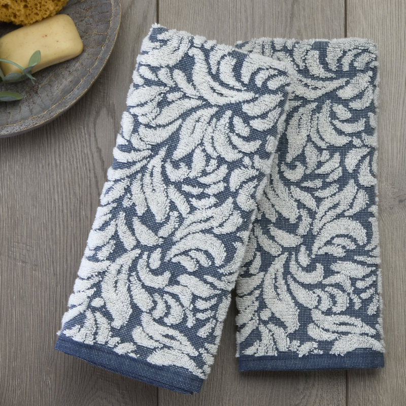 RENAN JACQUARD HAND-BLUE OXFORD, Blue