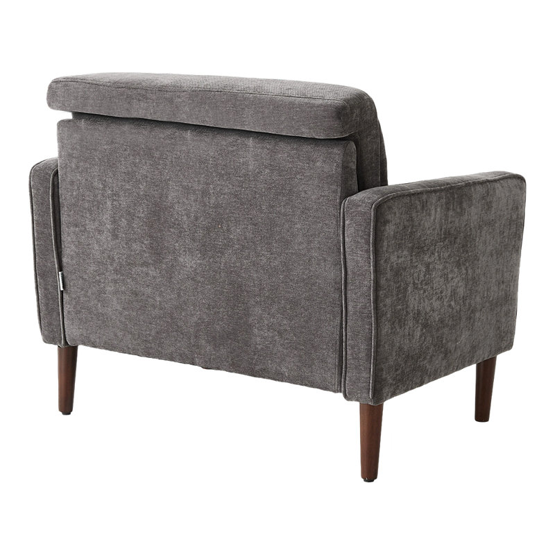 85cm Wide Tufted Chenille Chair And A Half
