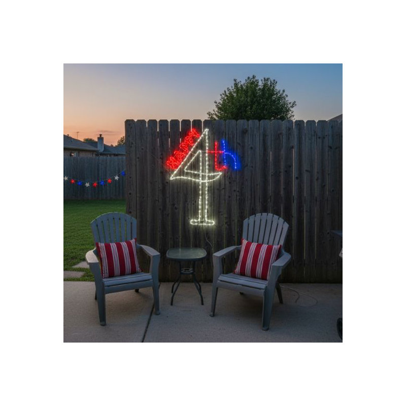 Happy 4th Sign