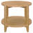 Round Solid Wood Side End Table