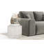 Two-seater square arms loveseat sofa-1401887446