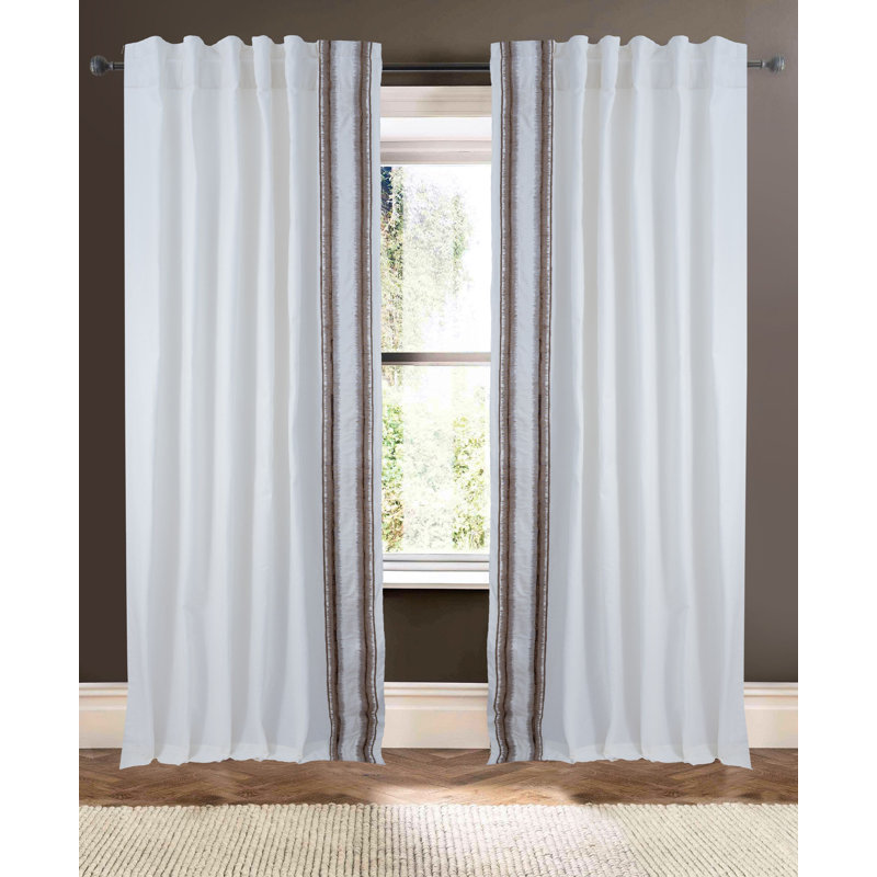 Madeline, White, 50" W x 110" L