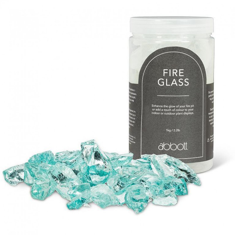 Remplissage de vase en verre de mer, Turquoise