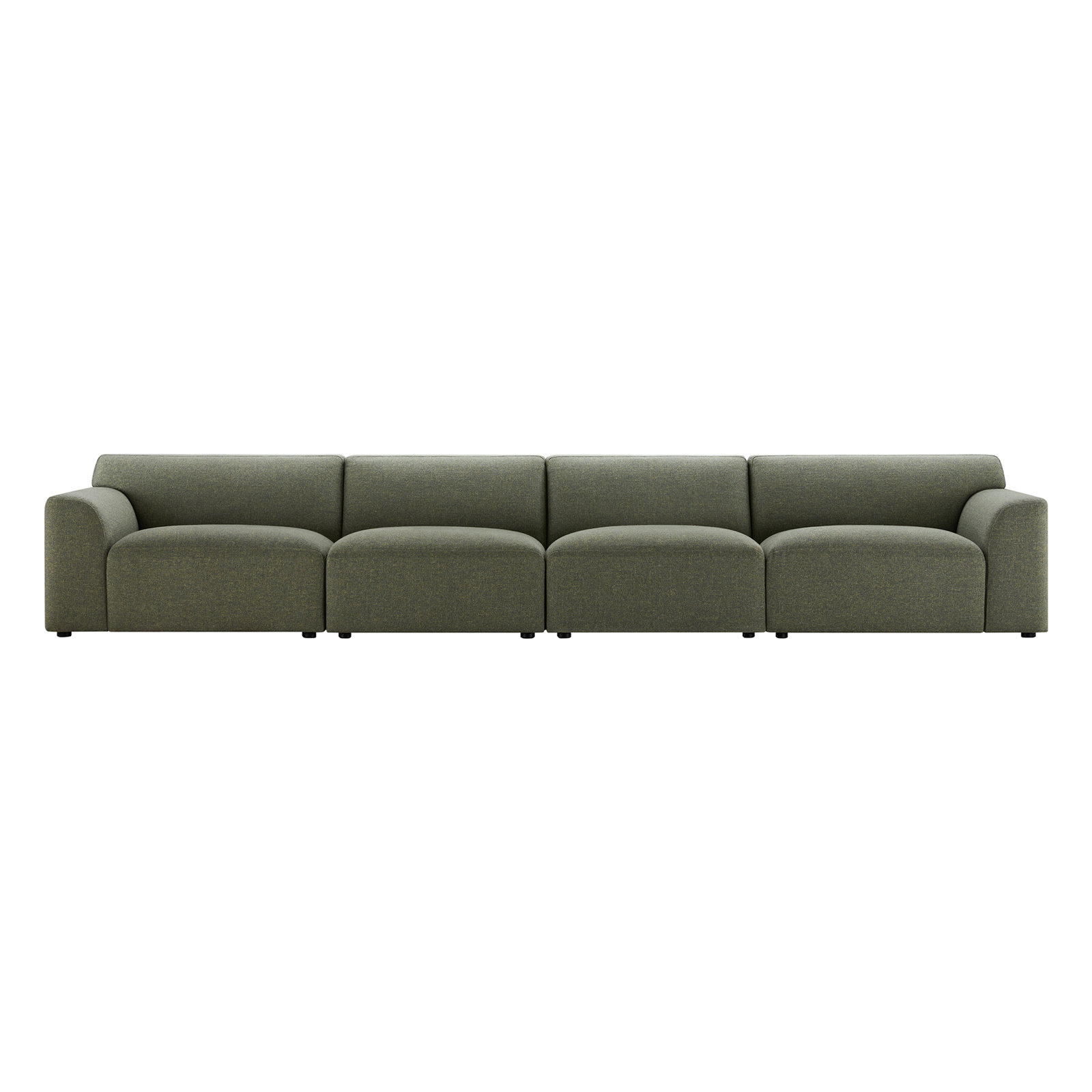Morell 4-Piece 164" Upholstered Sofa, Nathan Hemp Tweed
