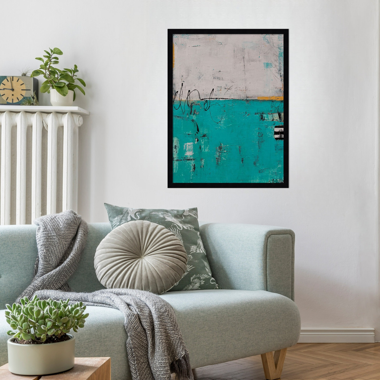 Urban Harmony Print by Erin Ashley, Black, 25" H x 19" W
