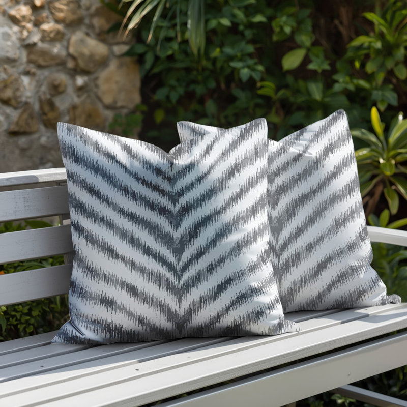 Coussin intérieur / extérieur Scaro, 18x18, Gray