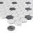 Gotham 1" Hex White with Black Dot 10-1/4" x 11-7/8" Porcelain Mosaic Floor and Wall Tile