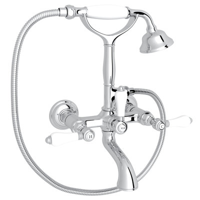 Country Exposed Wall Mount Tub Filler