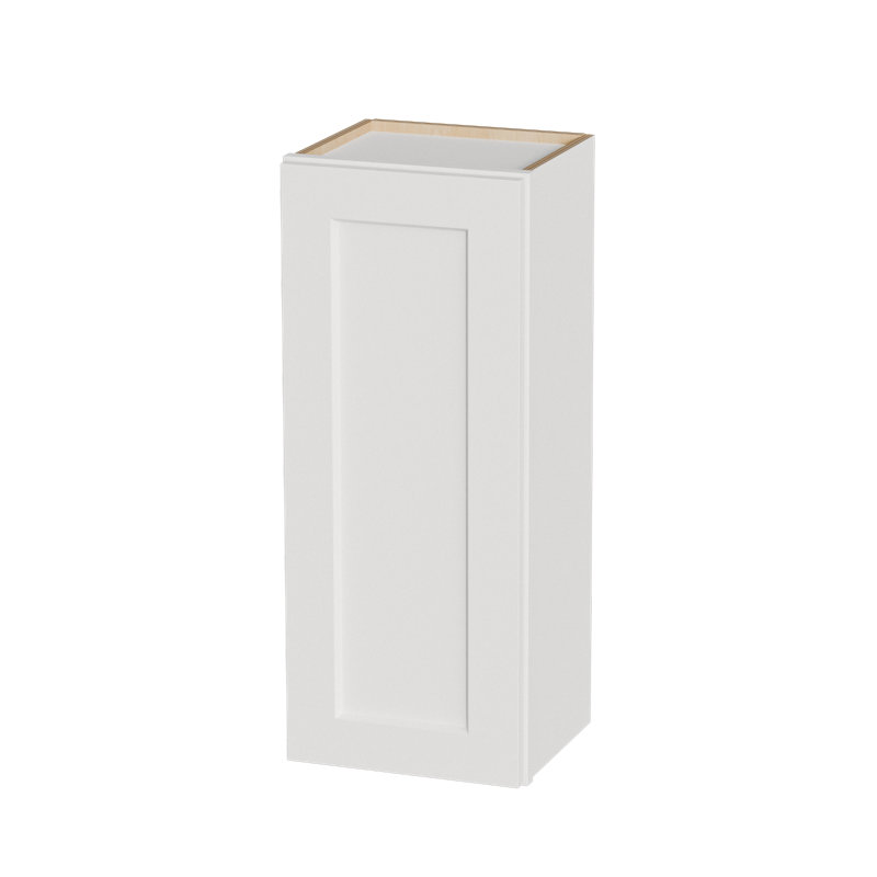  Armoires de buanderie à fixation murale avec portes et tablettes, armoire à pharmacie en bois massif RTA, armoire de rangement blanche Shaker de l 15 po x H 36 po x H 12 po, peu encombrante pour la cuisine, la salle de bain et le garage