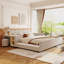 Lit plateforme tapissier Laven-674281075