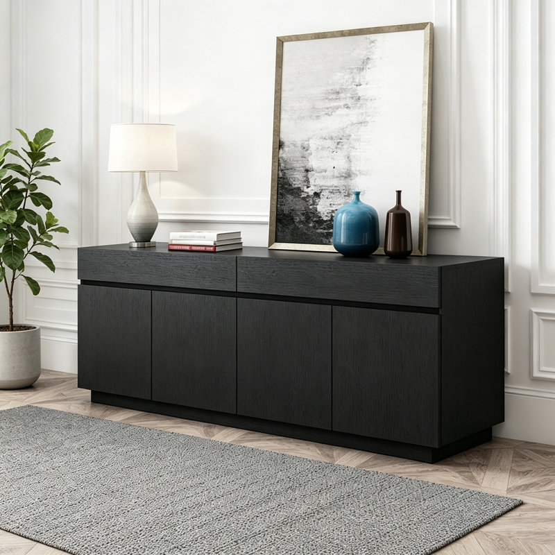 Meuble télé de luxe américain, Black