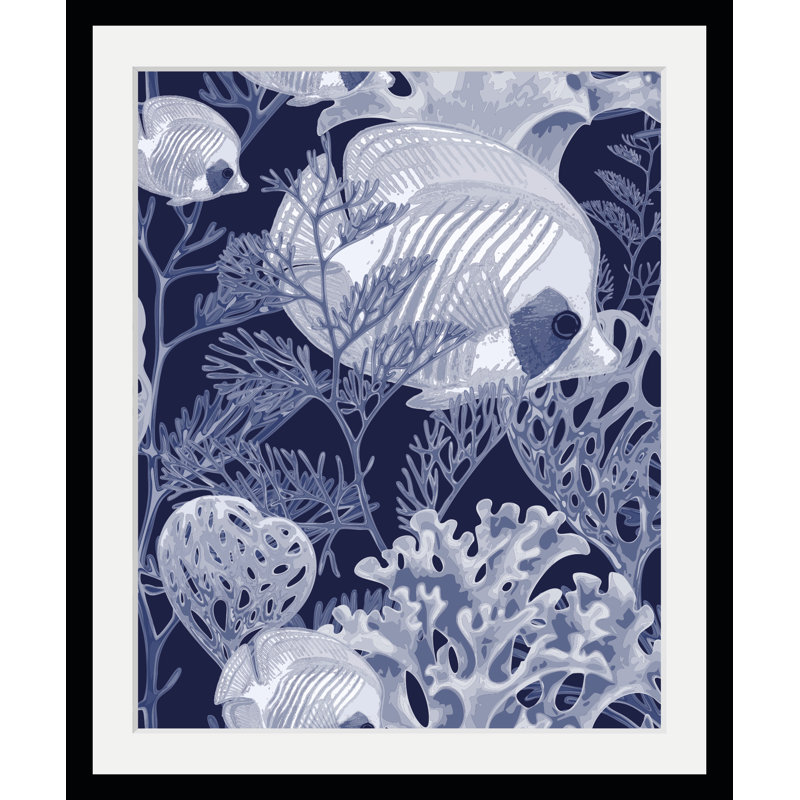 Fisch - Single Picture Frame Print, 60 cm H x 50 cm W