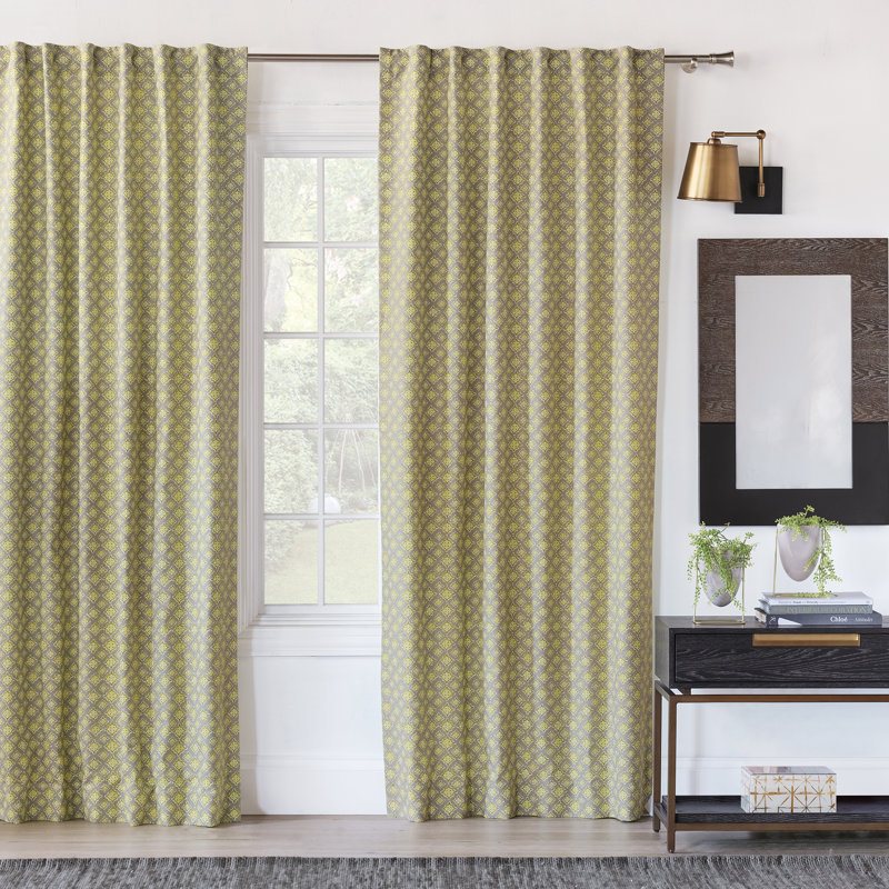 Kemal Room Darkening Curtain, 48" W x 108" L