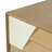 Lioressa Modern Japandi 2-Drawer Angled Patchwork  Nightstand with Two-Tone Geometric Design, Solid Tapered Legs for Bedroom & Living Room-129146374-129146378