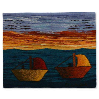 Tapisserie zanabria coast par david laura