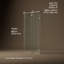 Artifacts 80-7/8 In. H Sliding Shower Door With 3/8 In.-Thick Glass-1634654885