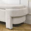 Banc rembourré avec grand espace de rangement