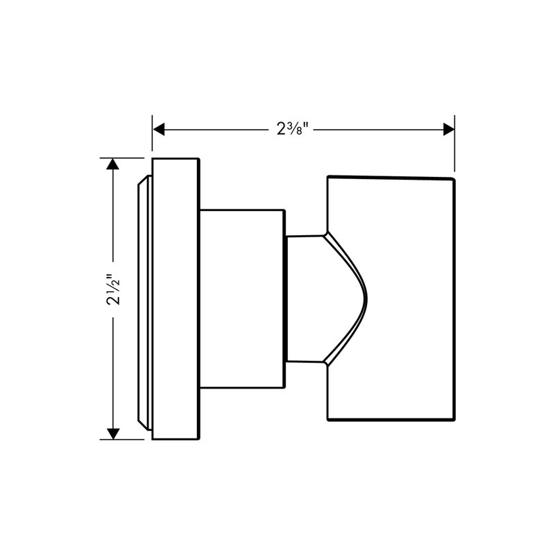 AXOR Citterio Handshower Holder, Chrome