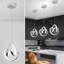 Luminaires suspendus modernes 6000K, luminaires suspendus à DEL pour îlot de cuisine, luminaires suspendus à hauteur réglable pour salle à manger, cuisine, chambre à coucher, 1 paquet-1917115904