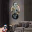 Art mural avec horloge murale