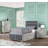 Nightstand w/USB, Gray