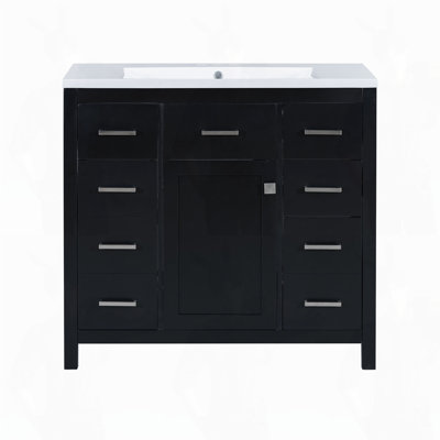 Meuble-lavabo de rangement multifonctionnel