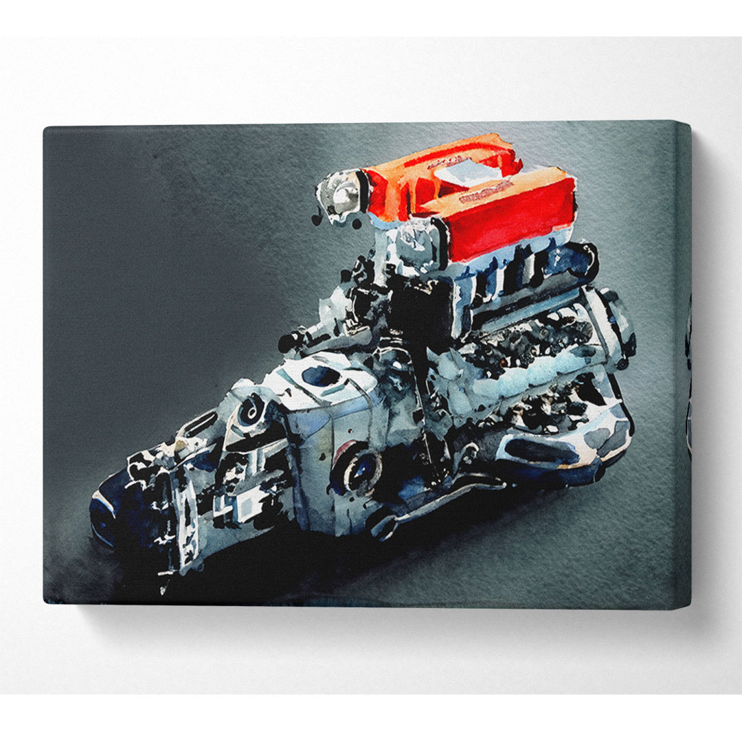 Ferrari F430 Motor - Drucken