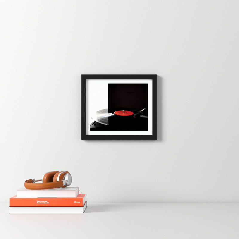 Spin by Alicia Abla, 10.75" H x 13.25" W x 0.8" D, Black Framed