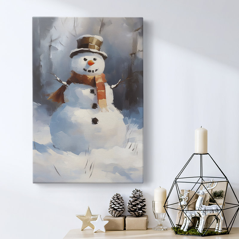 Art des Fêtes de Noël - Toile tendue avec châssis - Série 2-CLIX, H 36 po x l 24 po