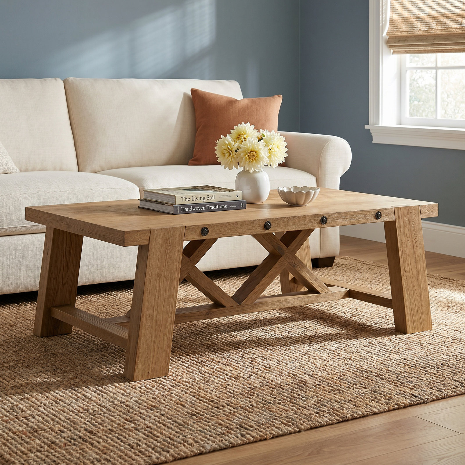 Atla Solid Wood Coffee Table