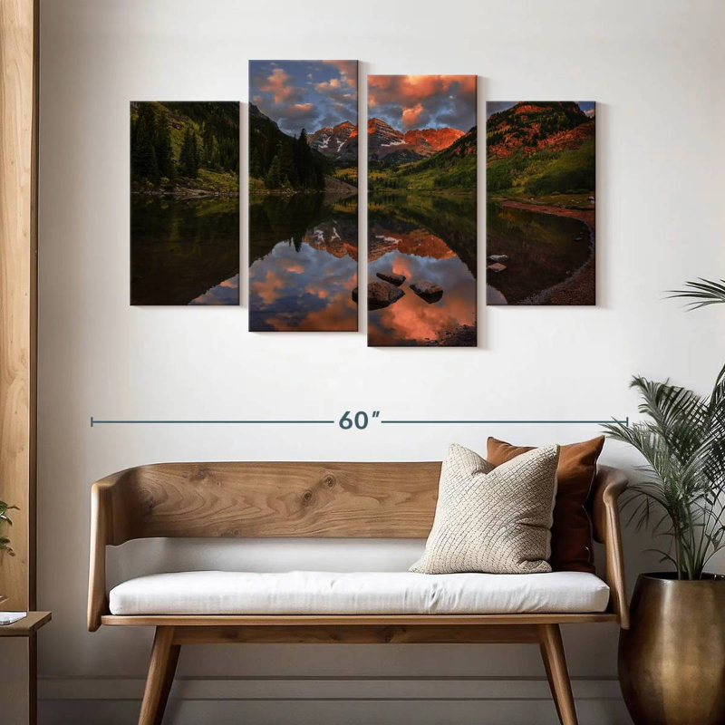 Alvord Maroon Bells Lake, H 32 po x l 52 po