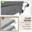 Outdoor 4'' Replacement Cushion Set Back Cushion With Retaining Clip-105494420-105494418