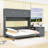 Queen Wall-Mounted Murphy Bed with Desk, Storage Cabinets and Shelves-1203634548