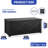 Edrosie Inc 56.2'' W 120 Gallons Water Resistant Resin Lockable Deck Box-98412237