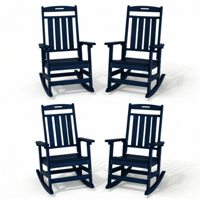 Hdpe Rocking Adirondack Chair